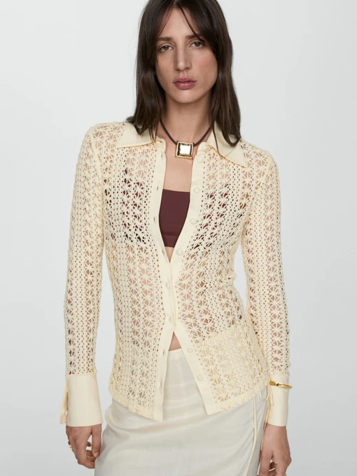 Сорочки MANGO BOLTON модель 67037137_5 Фото