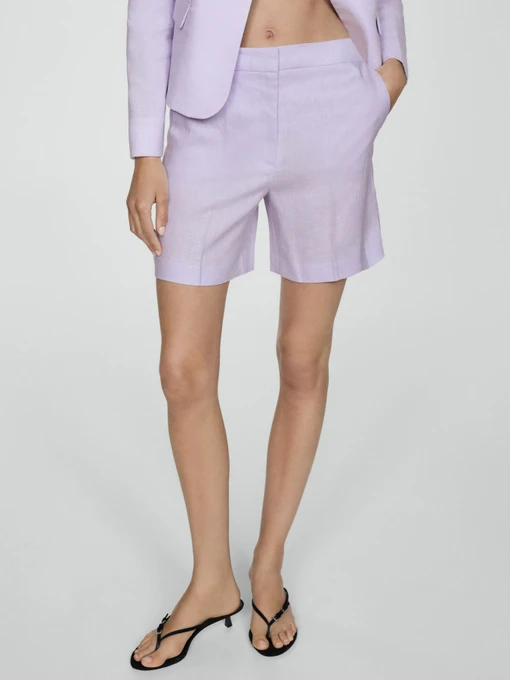 Шорты MANGO Clotat модель 77090369_68 Фото