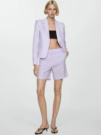 Шорты MANGO Clotat модель 77090369_68 Фото