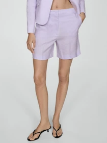 Шорты MANGO Clotat модель 77090369_68 Фото