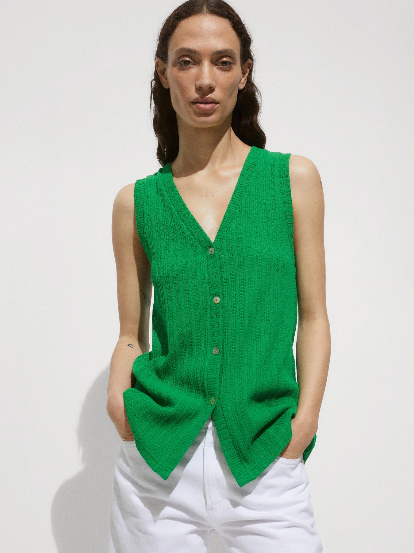 Светри та кардигани MANGO Lime модель 77072005_43 Фото