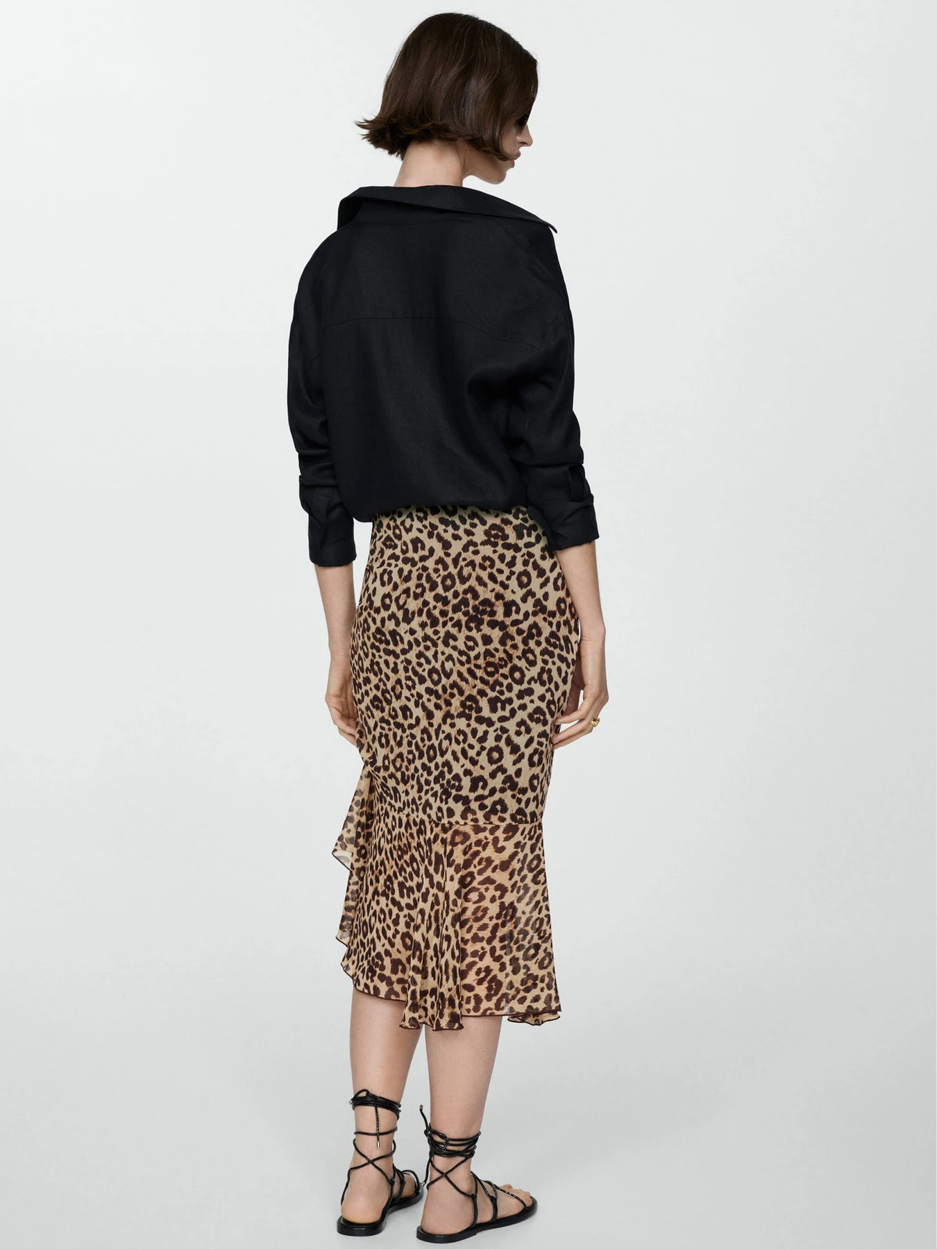 Спідниці MANGO Leo модель 77010378_99 Фото