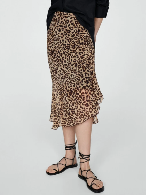 Спідниці MANGO Leo модель 77010378_99 Фото