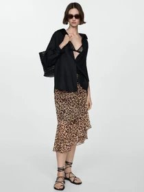 Спідниці MANGO Leo модель 77010378_99 Фото