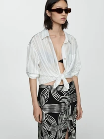 Юбки MANGO Hawai модель 77040349_99 Фото