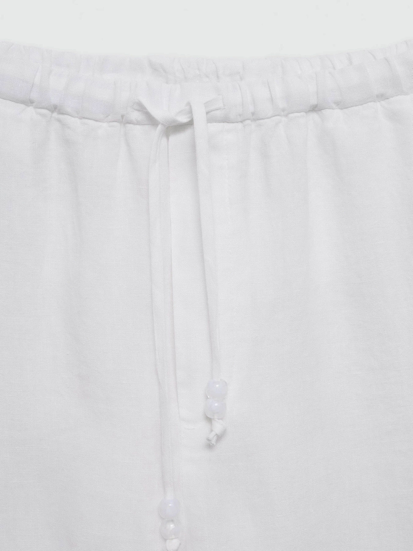 Штани MANGO Linen модель 77050332_1 Фото