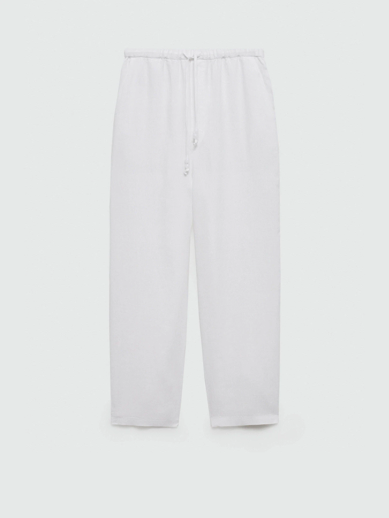 Штани MANGO Linen модель 77050332_1 Фото