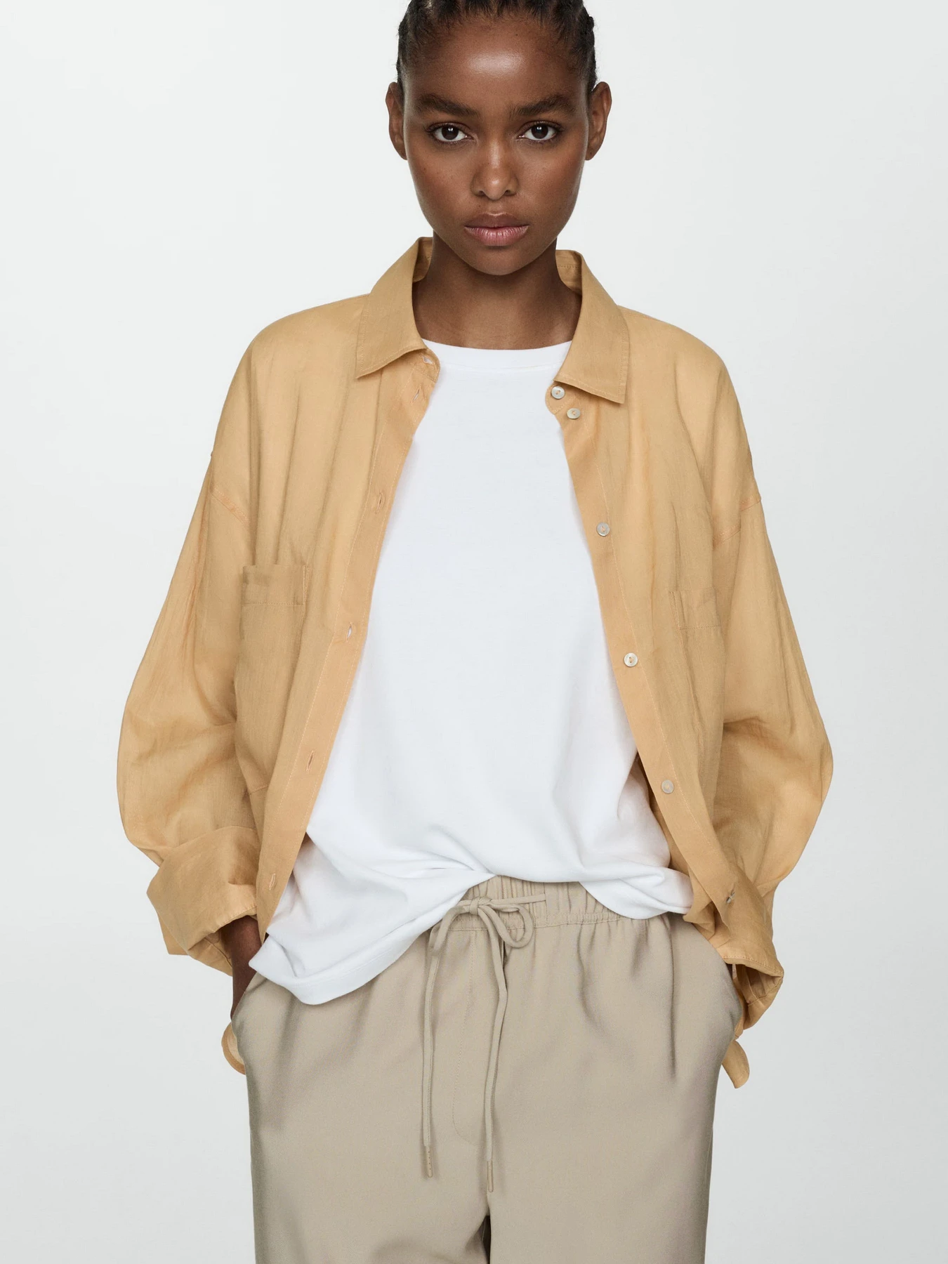Брюки MANGO Fluido модель 77060350_8 Брюки MANGO Fluido модель 77060350_8 Фото