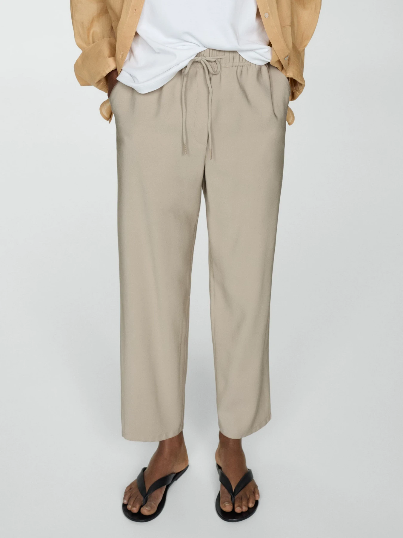 Брюки MANGO Fluido модель 77060350_8 Брюки MANGO Fluido модель 77060350_8 Фото