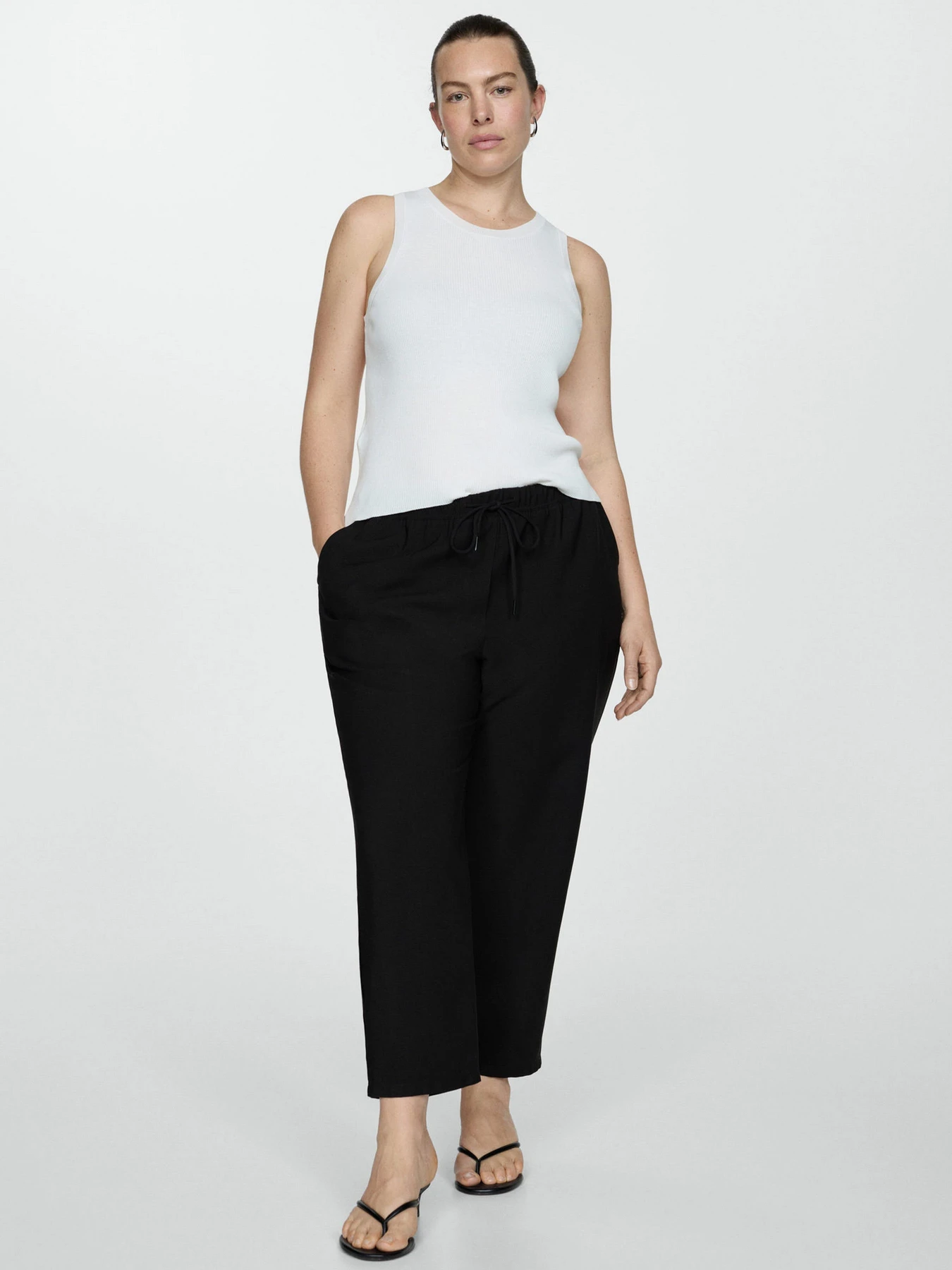 Брюки MANGO Fluido модель 77060350_99 Брюки MANGO Fluido модель 77060350_99 Фото