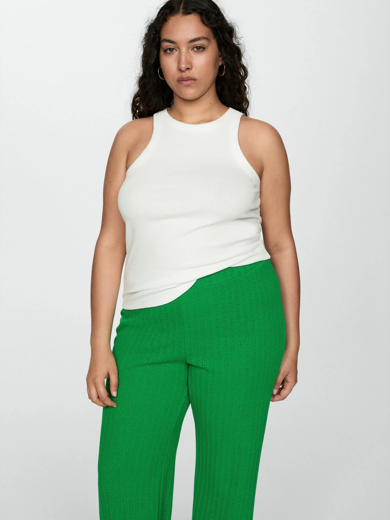 Брюки MANGO Lime модель 77062005_43 Брюки MANGO Lime модель 77062005_43 Фото
