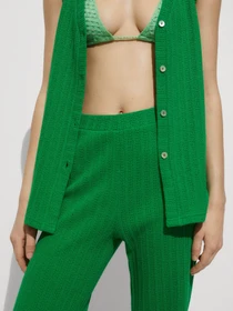 Брюки MANGO Lime модель 77062005_43 Фото