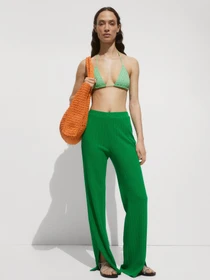 Брюки MANGO Lime модель 77062005_43 Фото