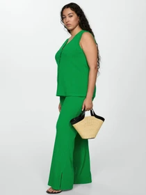 Брюки MANGO Lime модель 77062005_43 Фото