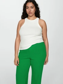 Брюки MANGO Lime модель 77062005_43 Фото