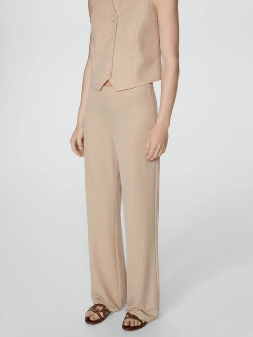 Штани MANGO Peach модель 77070361_8 Фото