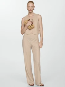 Брюки MANGO Peach модель 77070361_8 Фото