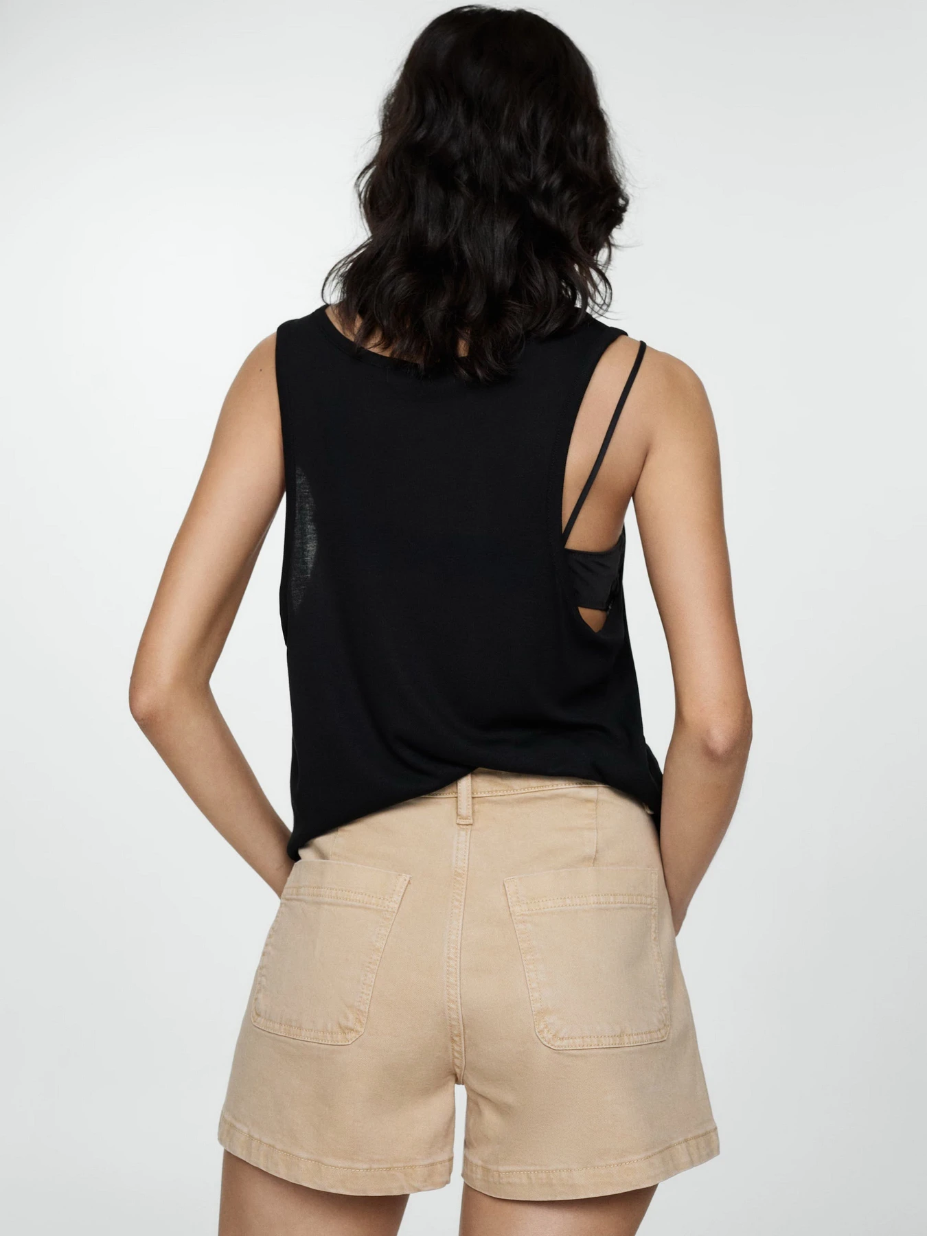 Шорты MANGO Clea модель 77030331_7 Фото