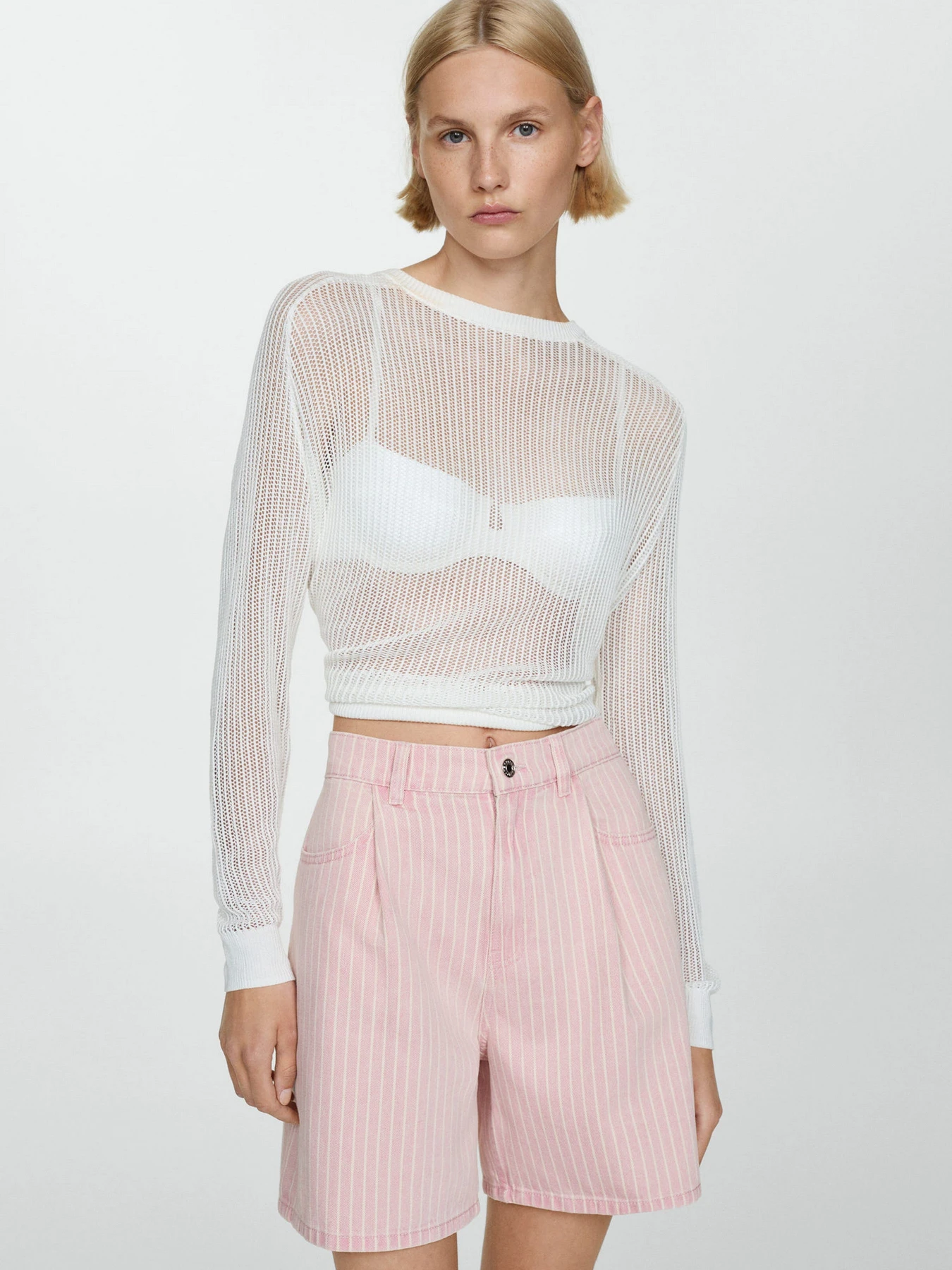 Шорти MANGO Marina модель 77040282_85 Фото