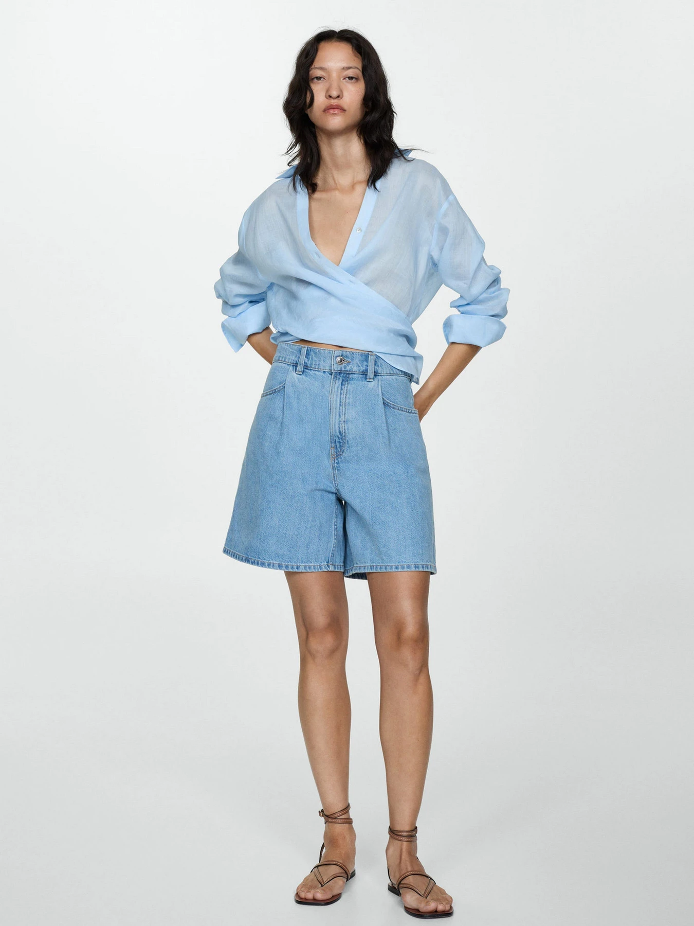 Шорти MANGO Marina модель 77050253_TM Фото