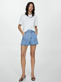 Шорты MANGO Delia модель 77050275_TM Фото