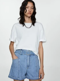 Шорты MANGO Delia модель 77050275_TM Фото