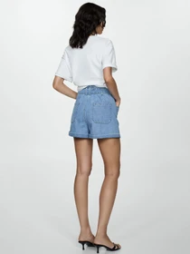 Шорты MANGO Delia модель 77050275_TM Фото