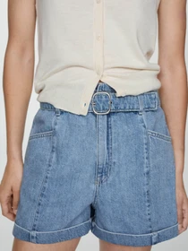 Шорты MANGO Delia модель 77050275_TM Фото