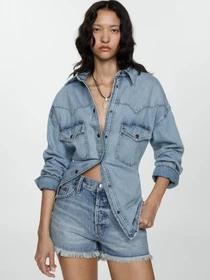 Шорты MANGO Elena модель 77050284_TM Фото