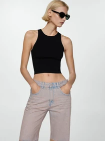 Шорти MANGO Miami модель 77050283_82 Фото
