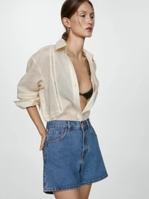 Шорты MANGO Zoe модель 77090570_TM Фото
