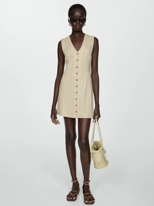 Сукні MANGO Choco модель 77090364_8 Фото
