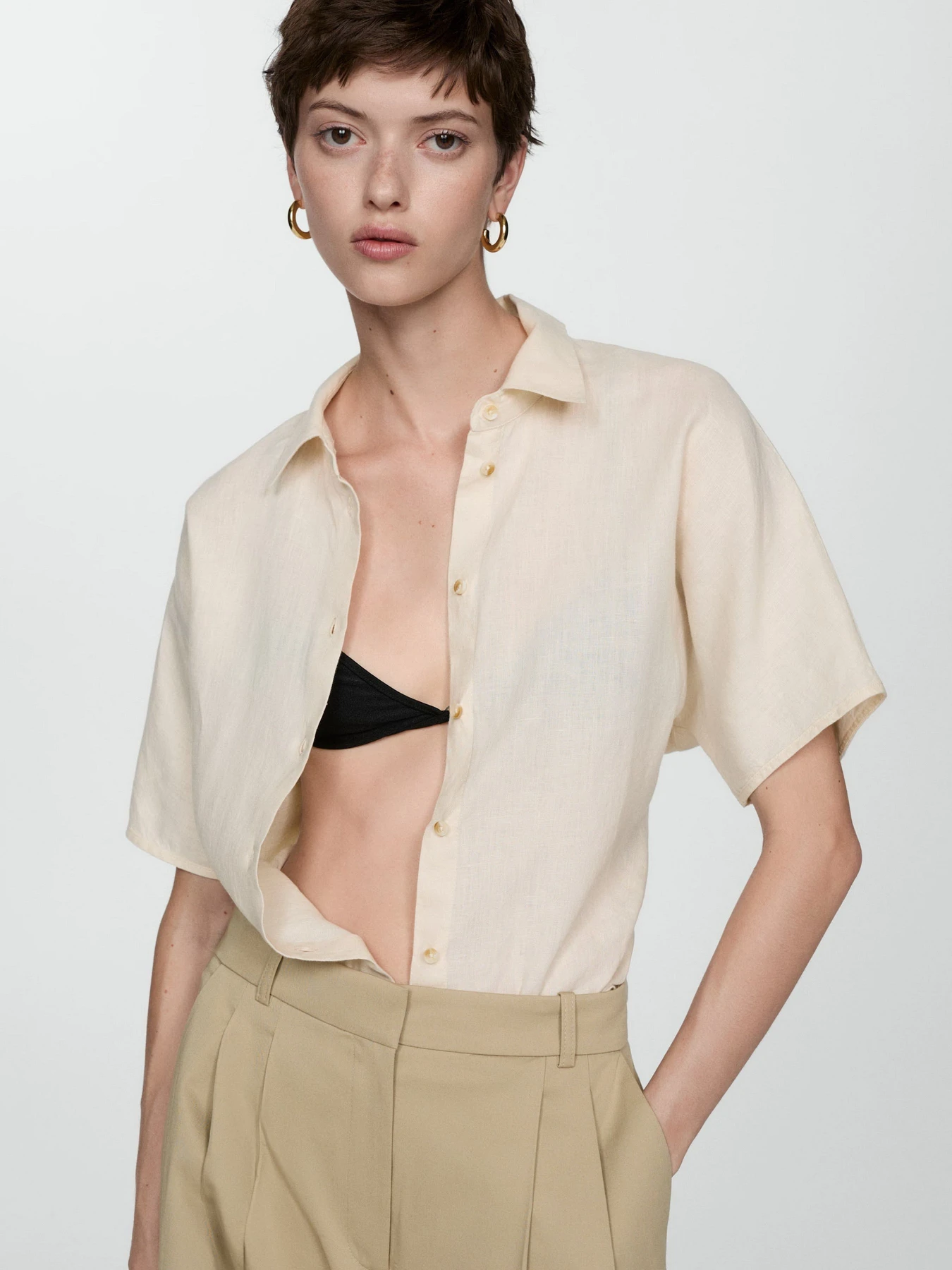 Сорочки MANGO Pai модель 77010203_7 Сорочки MANGO Pai модель 77010203_7 Фото