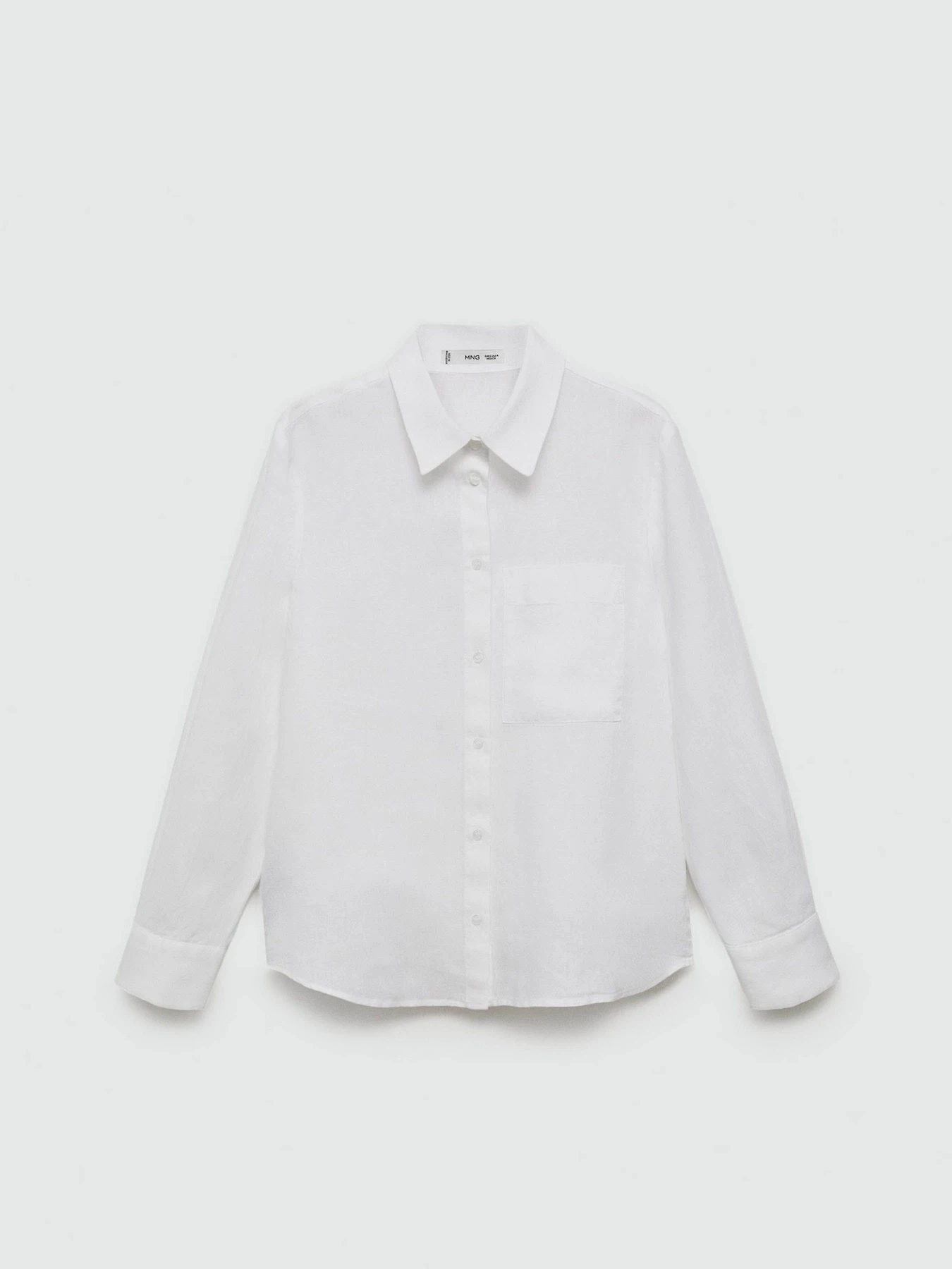 Рубашки MANGO Lino модель 77020348_2 Фото