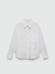 Рубашки MANGO Lino модель 77020348_2 Фото