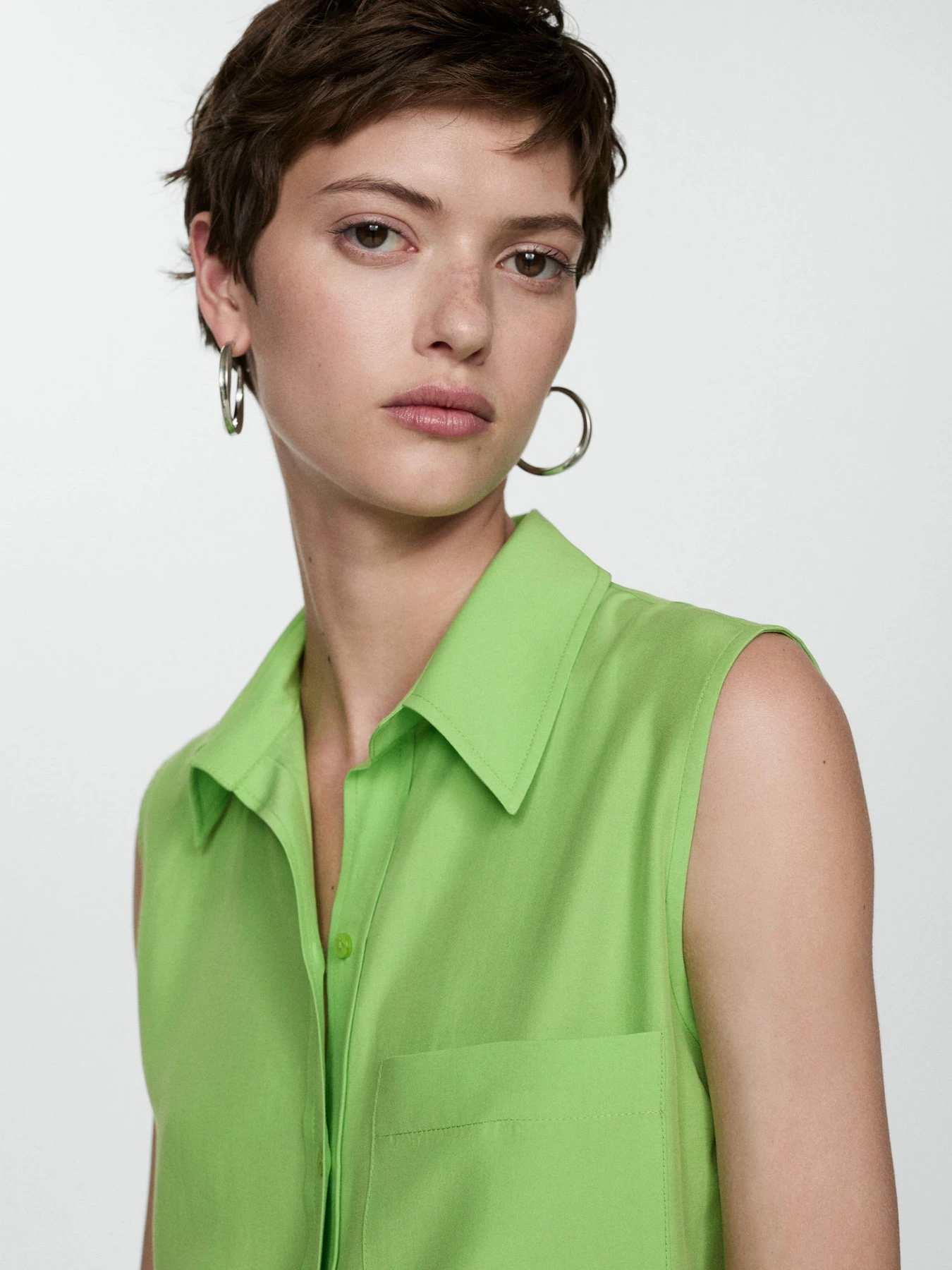 Сорочки MANGO Lim модель 77080365_43 Фото