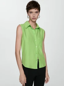 Сорочки MANGO Lim модель 77080365_43 Фото