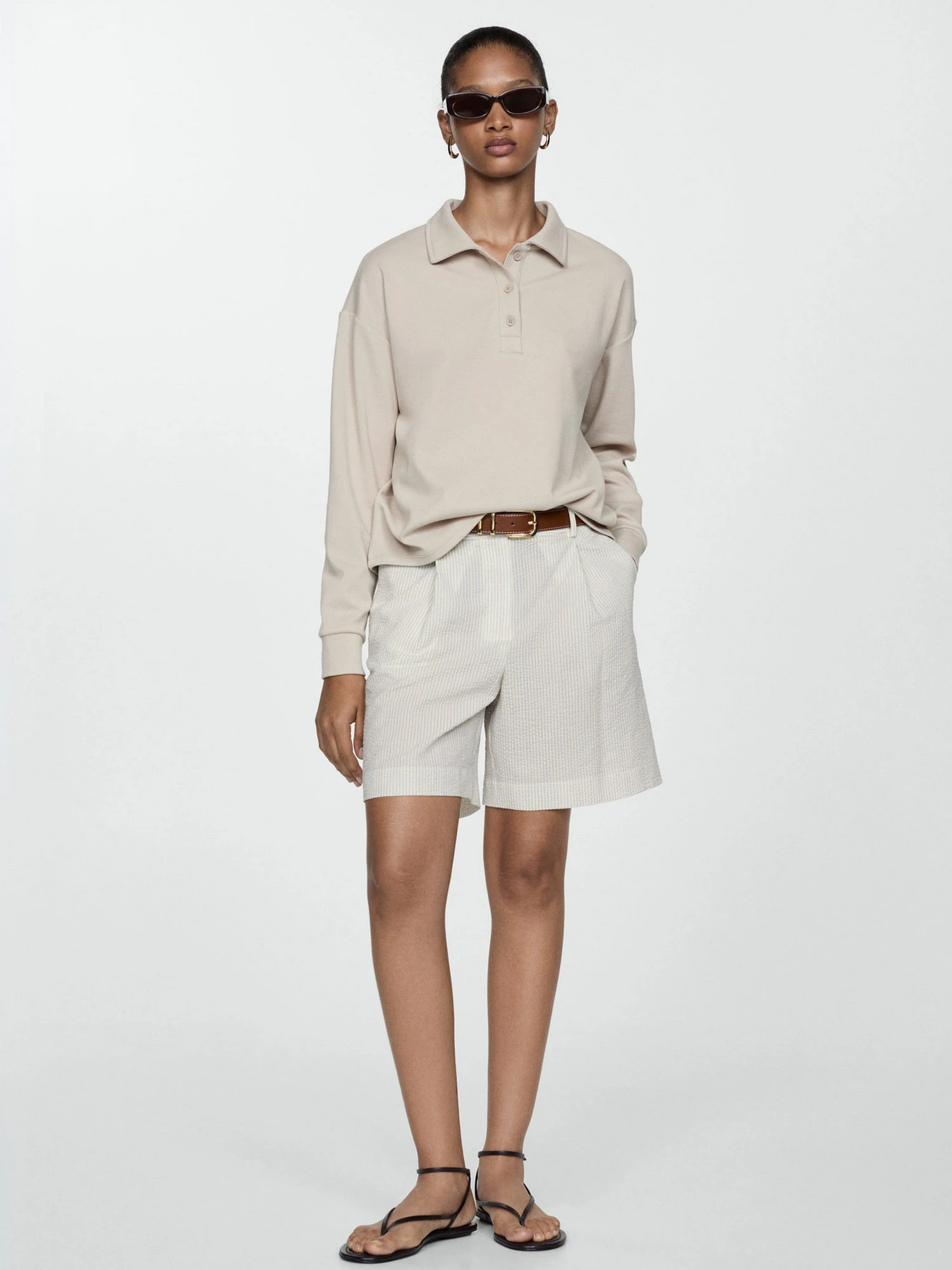 Шорты MANGO модель 77020358_50 Шорты MANGO модель 77020358_50 Фото