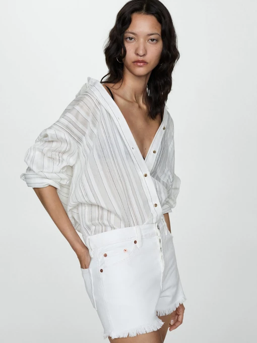Шорты MANGO модель 77010286_1 Фото