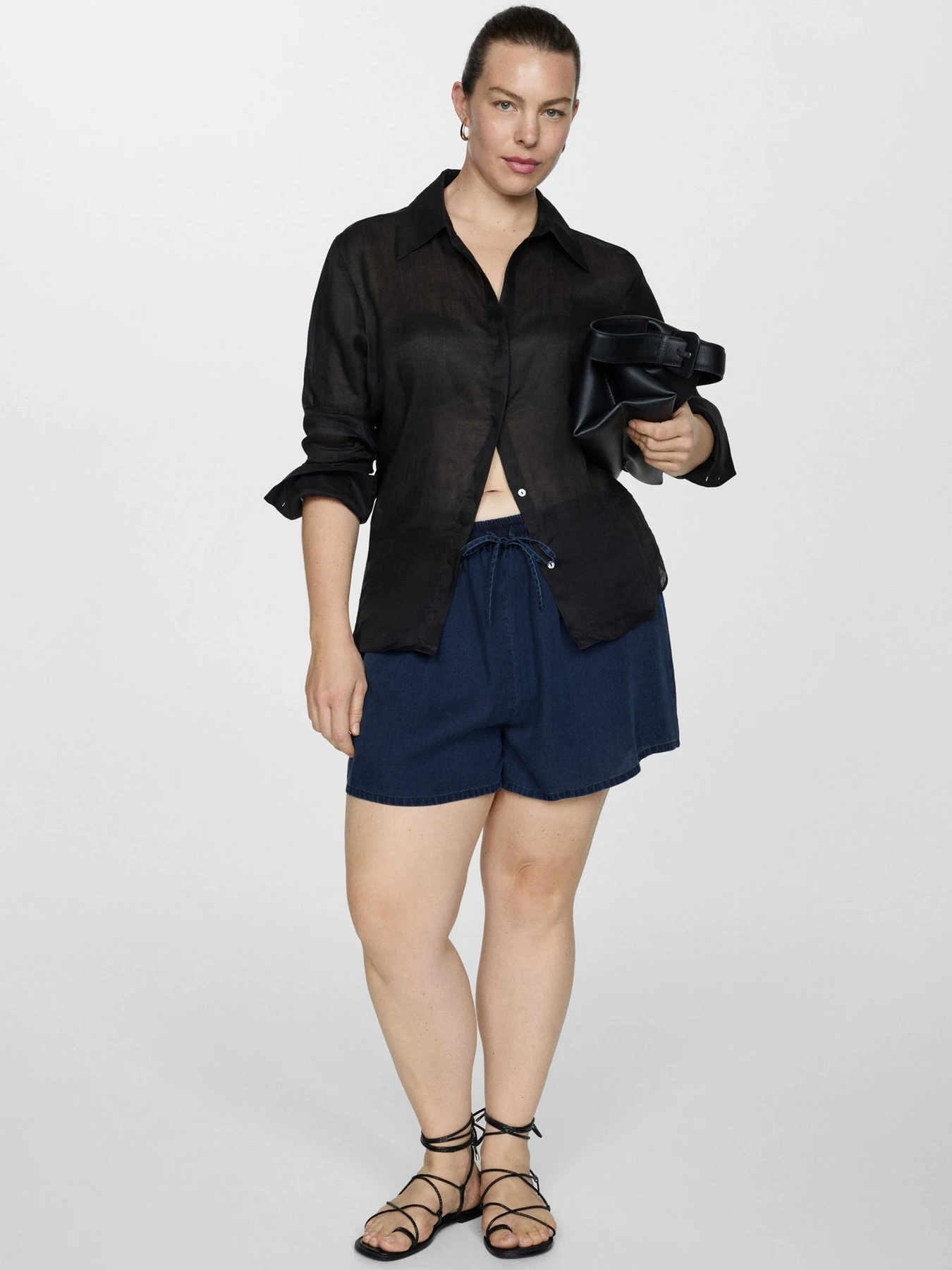 Шорты MANGO модель 77030354_TO Шорты MANGO модель 77030354_TO Фото