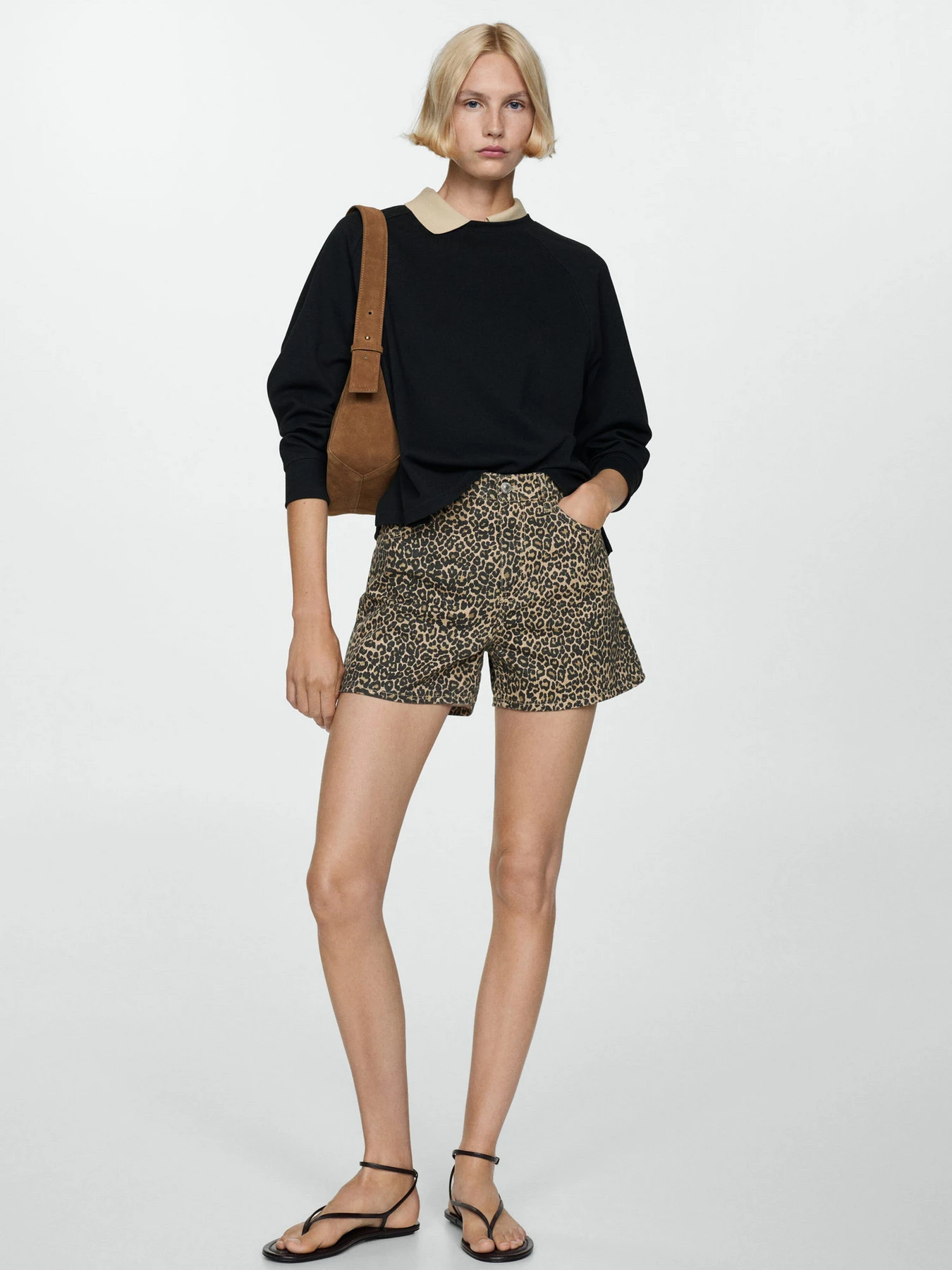 Шорты MANGO модель 77040388_30 Шорты MANGO модель 77040388_30 Фото