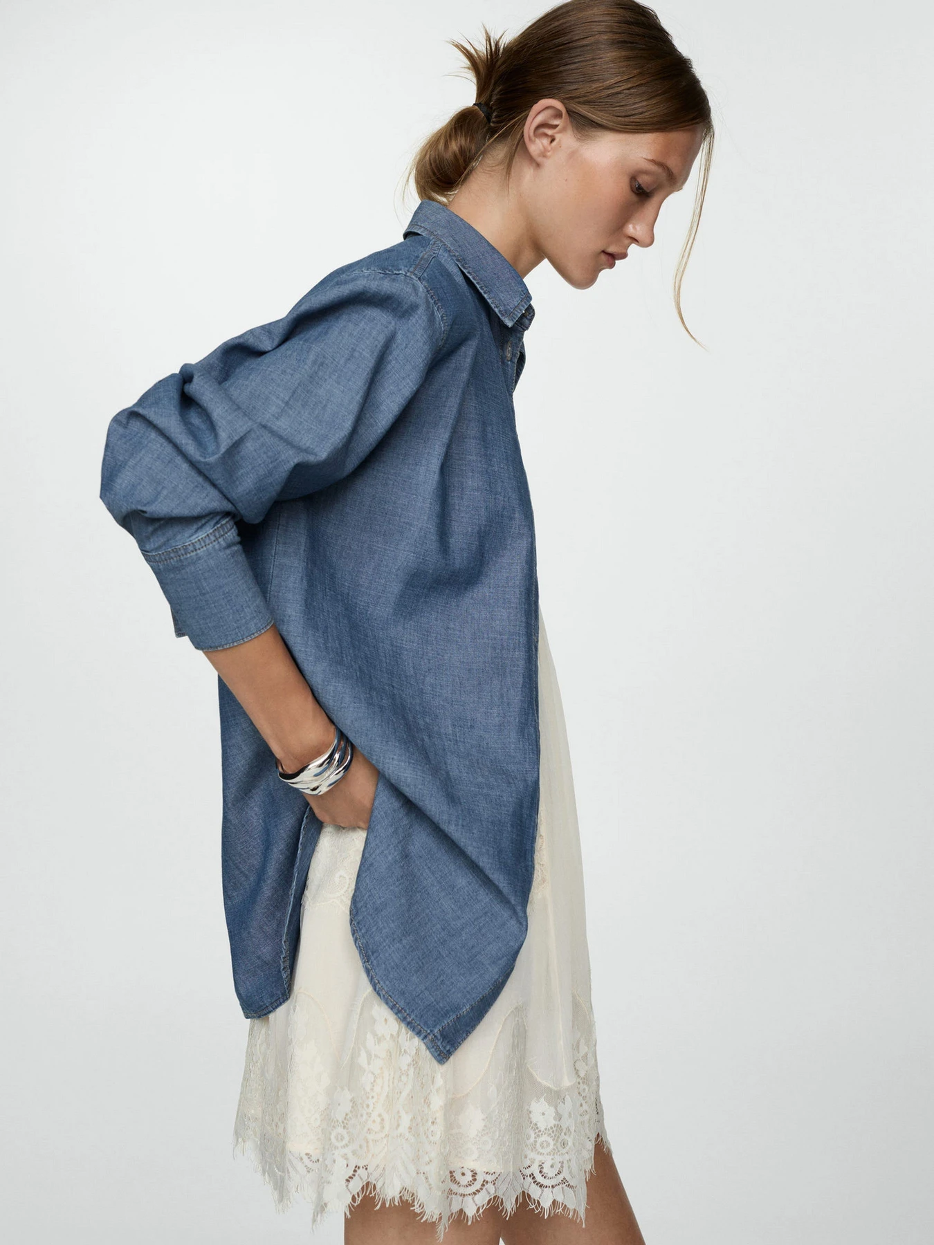 Сорочки MANGO модель 77015661_TS Фото
