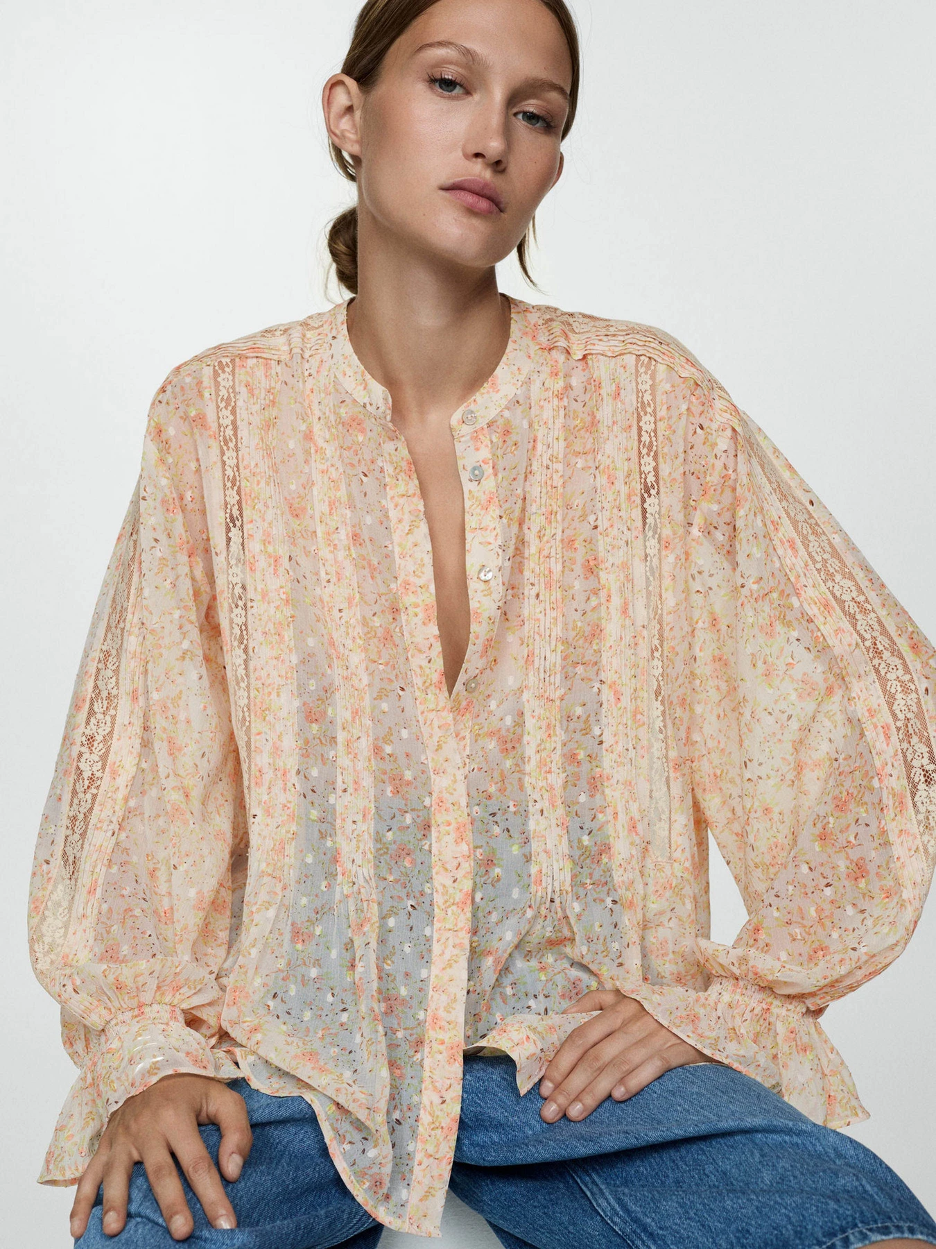 Сорочки MANGO модель 77024025_5 Фото