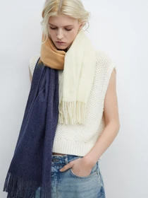 Шарфи та хустки MANGO Biscuit модель 57075139_56 Фото