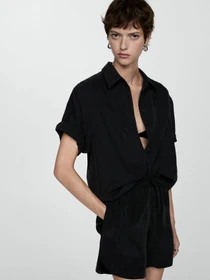 Шорты MANGO модель 77073265_99 Фото