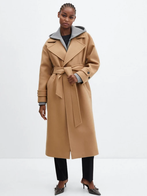 Пальта та плащі MANGO Traviata модель 57066728_9 Фото