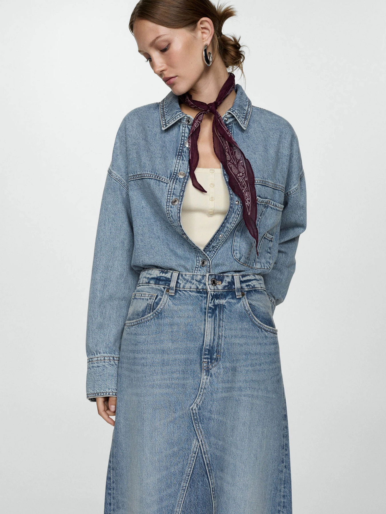 Юбки MANGO модель 77054017_TM Юбки MANGO модель 77054017_TM Фото