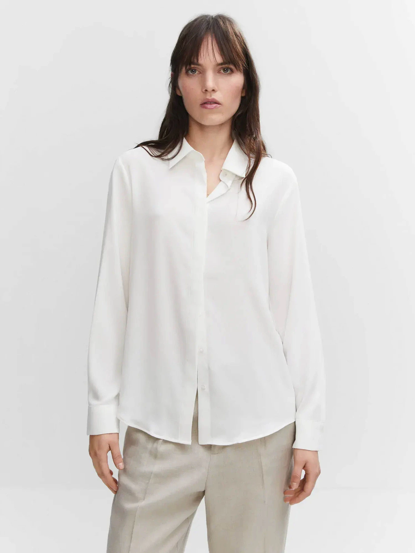 Рубашки MANGO Basic модель 57029404_2 Рубашки MANGO Basic модель 57029404_2 Фото