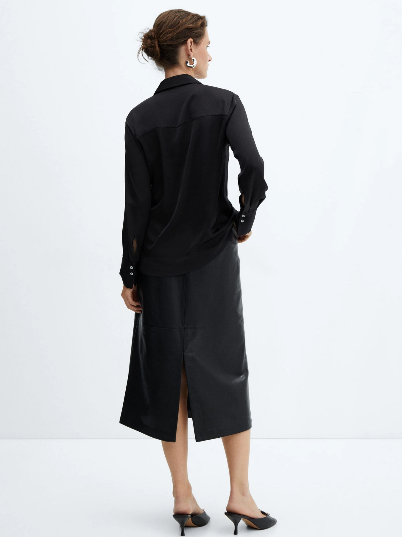 Рубашки MANGO Ideale модель 57003777_99 Фото