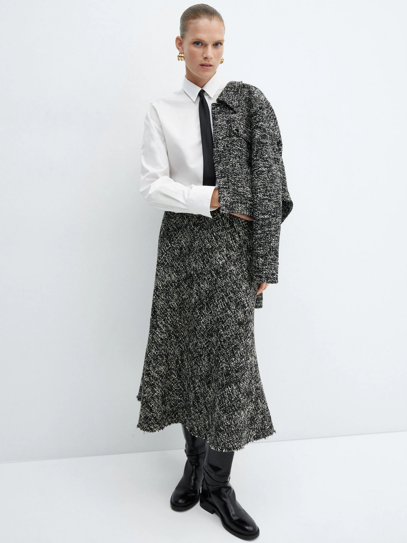 Юбки MANGO Laurel модель 57087751_99 Фото